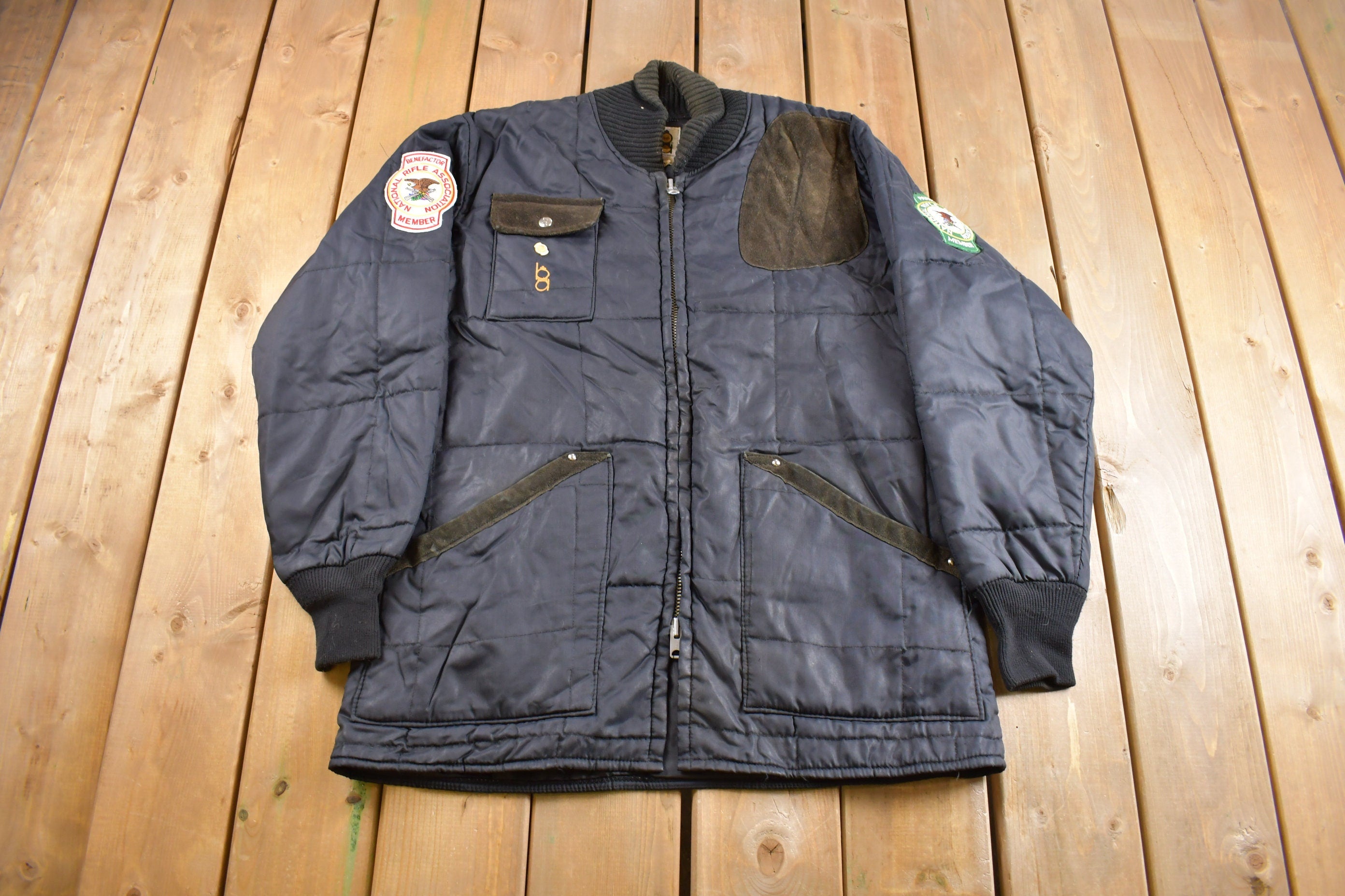 Vintage 1980s Bob Allen Hunting Puffer Jacket
