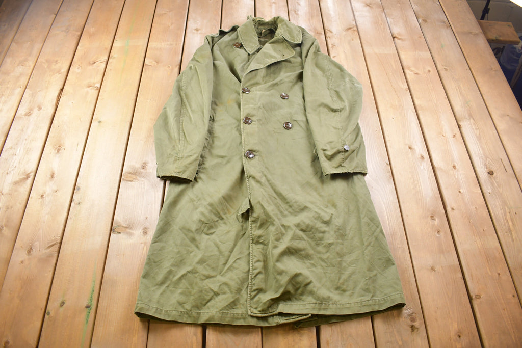 Vintage 1953 OG 107 Military Overcoat