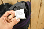 Vintage 1990's Minnesota Vikings Distressed Suede Leather Letterman Jacket Mens Large