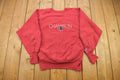 Vintage 1990s Red Champion Reverse Weave Crewneck