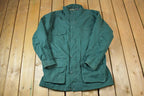 Vintage 1990s Eddie Bauer Light Plaid lined Zip Up Jacket