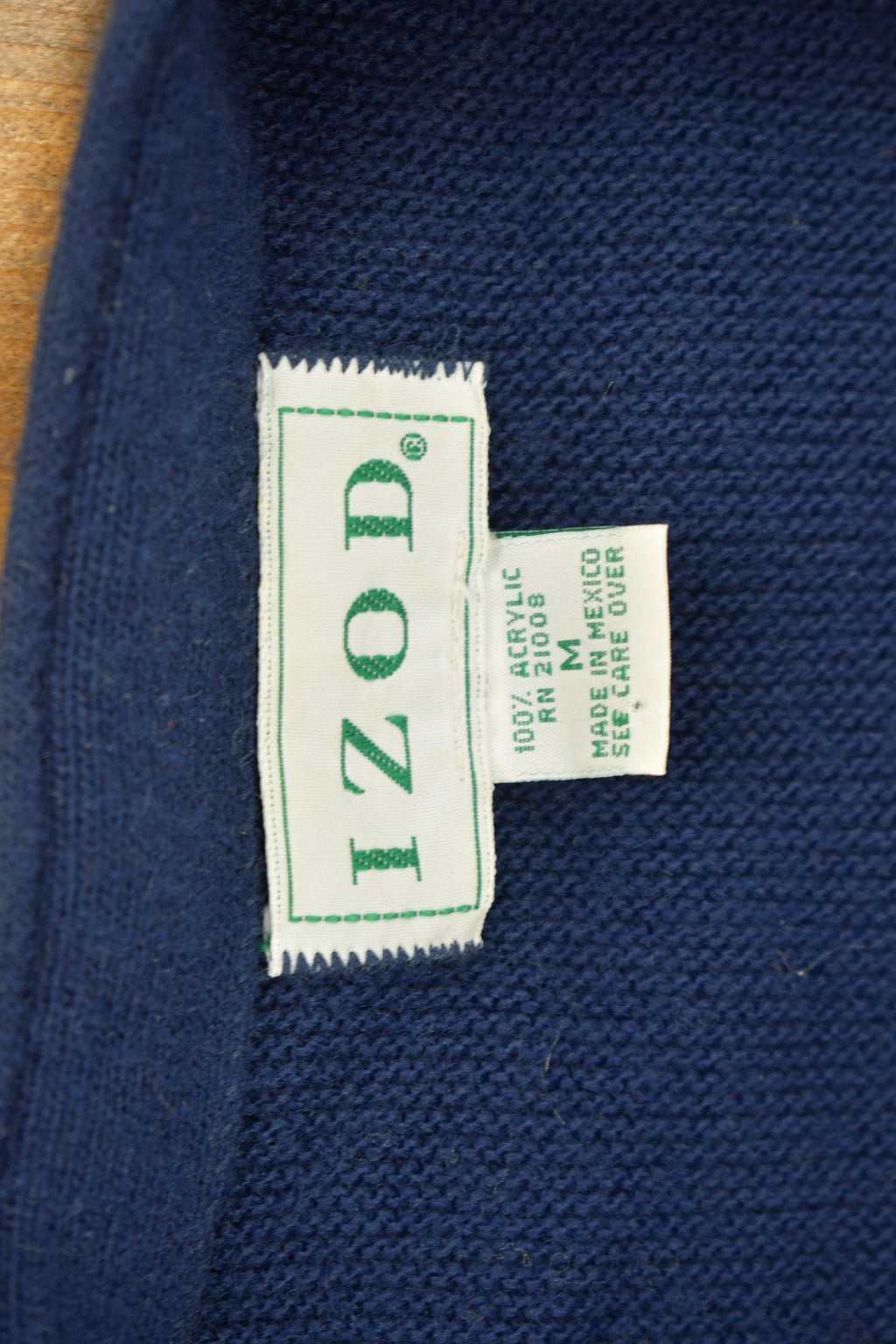 Vintage 1990s IZOD Knitted Cardigan Sweater