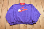 Vintage 1990s Embroidered Hat Crewneck Sweatshirt