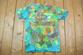 Vintage 1990s Hand Painted Crane Bird Graphic T-Shirt