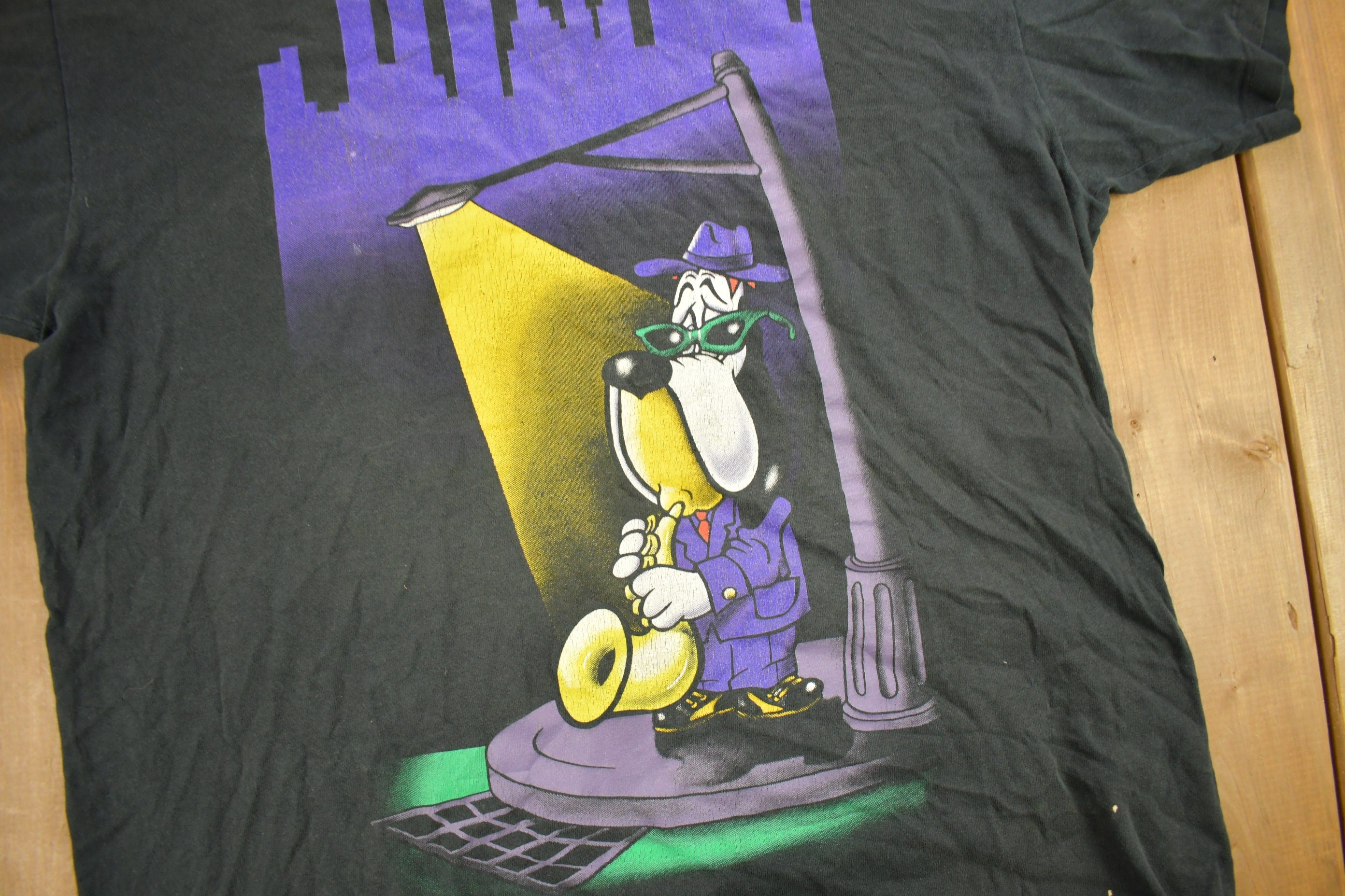 Vintage 1990s Droopy Born To Droop Cartoon T-Shirt