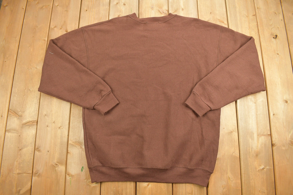 Vintage 1990s Novelty Chocolate Lovers Embroidered Crewneck Sweatshirt