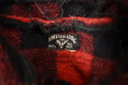 Vintage 1950s Winter King Buffalo Plaid Wool Button Up Shirt