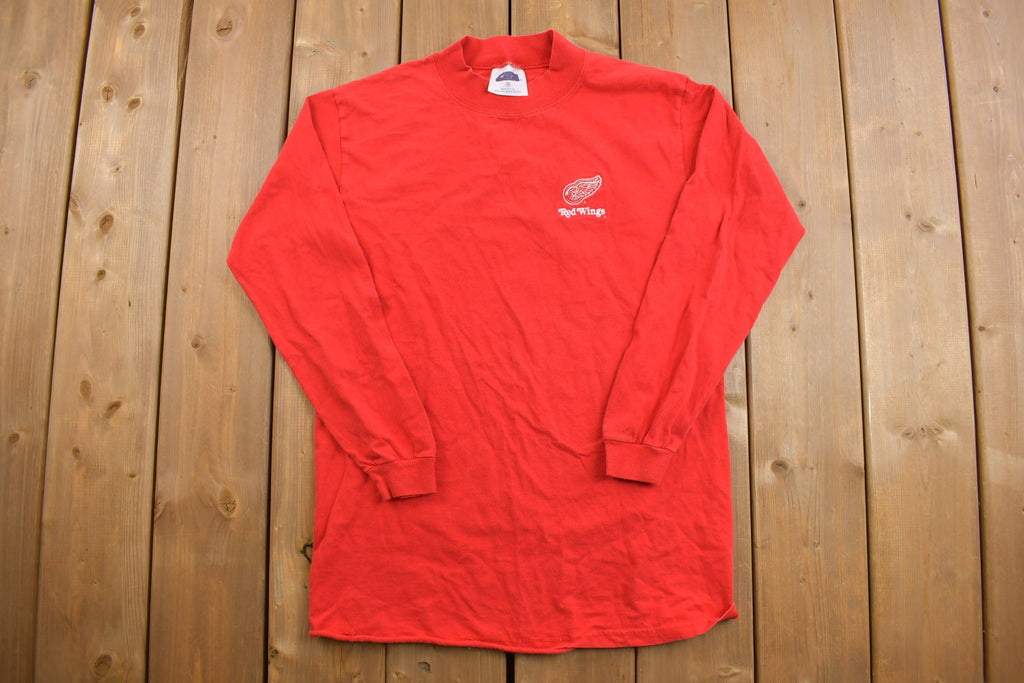 Vintage 1990s Detroit Red Wings NHL Pro Player Crewneck Sweatshirt