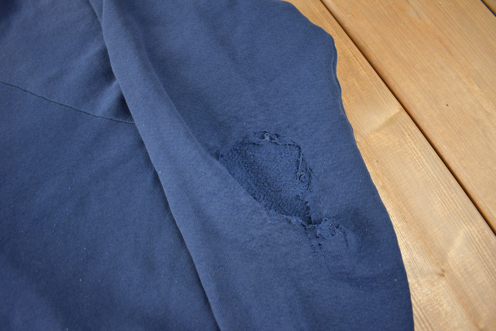 Vintage 1980s Syracuse University Distressed Collegiate Raglan Crewneck Made In USA