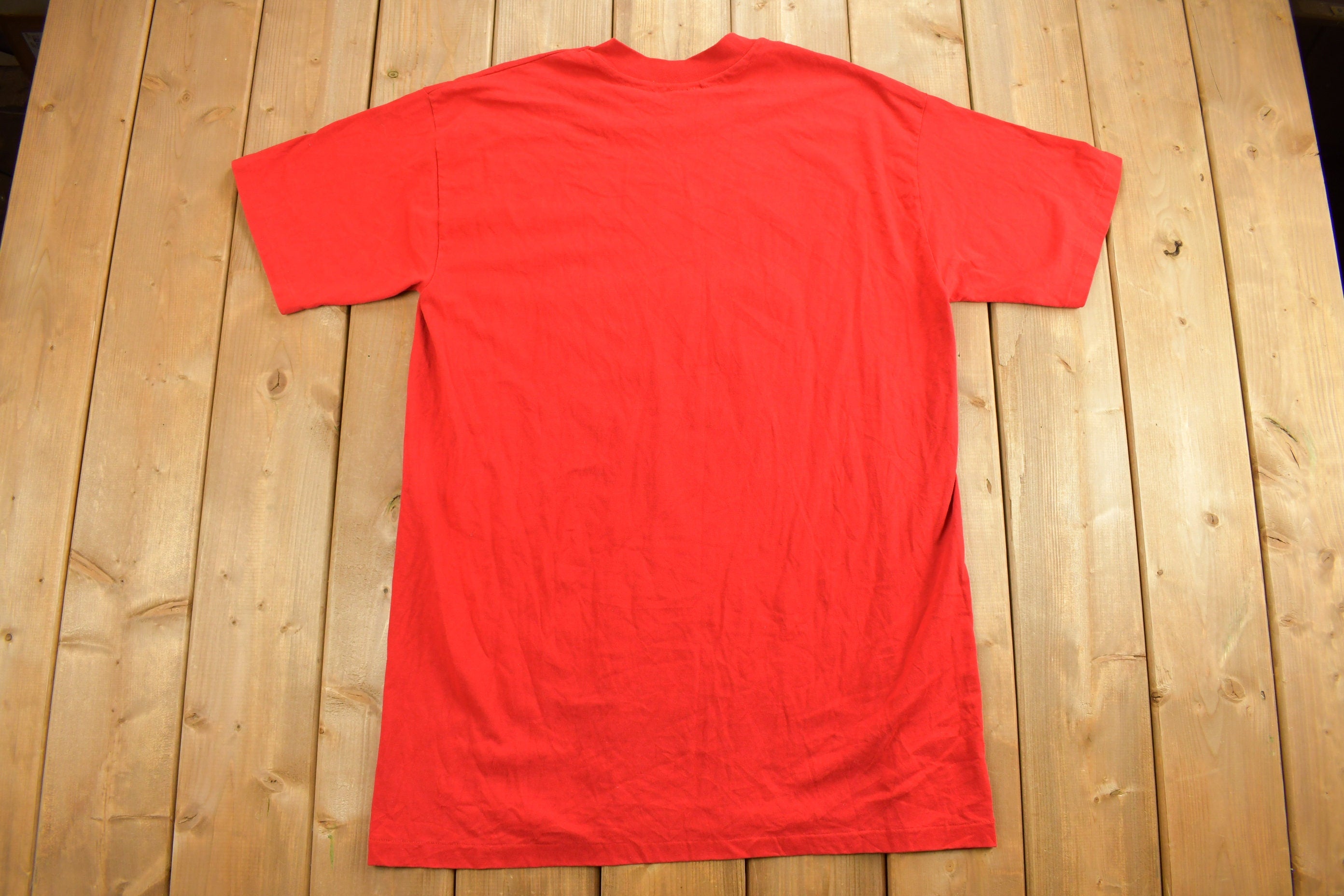 Vintage 1990s Mickey Mouse Shield Graphic T Shirt