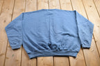 Vintage 1990s Blank Blue Crewneck Sweatshirt