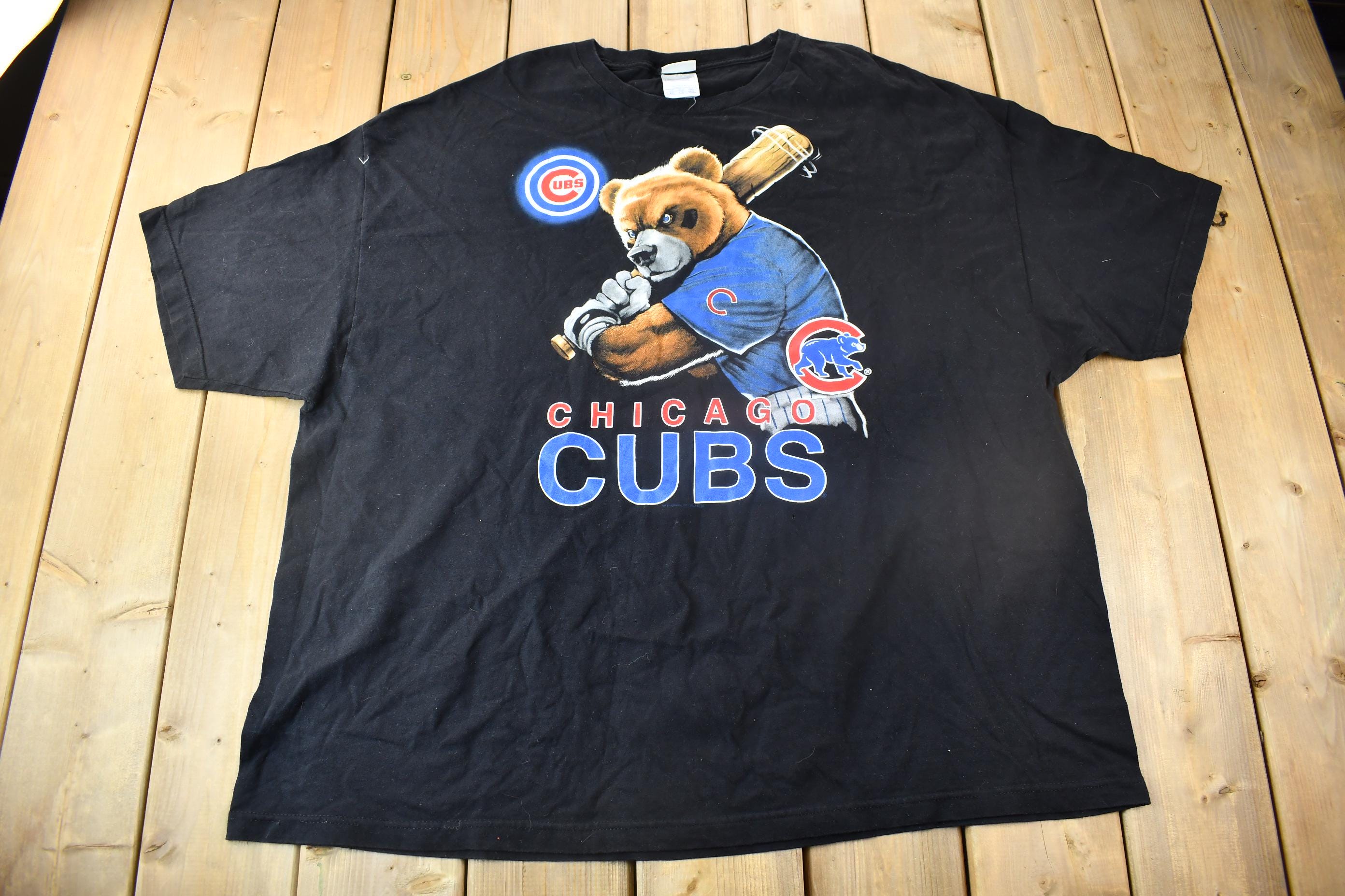 Vintage 2004 Chicago Cubs MLB Graphic T-Shirt Size 4XL