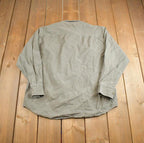 Vintage 1990s Cabelas Heavy Button Up Outdoorsman Shirt Made In USA