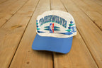 Vintage 1990s Minnesota Timberwolves NBA Diamond Cut Snapback Hat / 90's Logo Athletic Embroidered Basketball Shark Tooth Cap