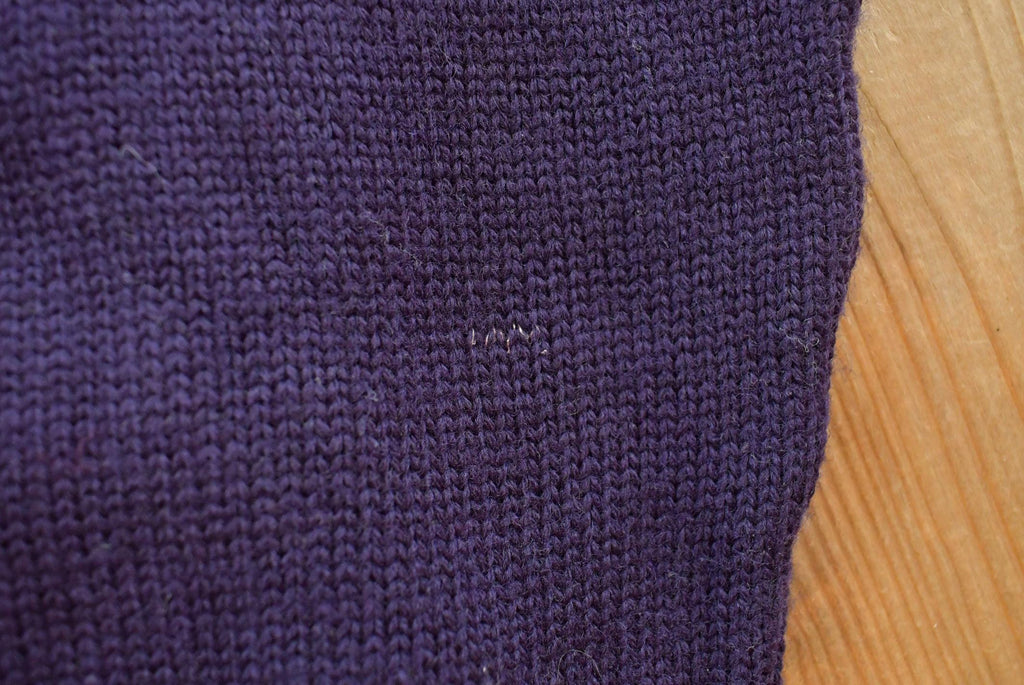Vintage 1960s 100% Wool Collegiate Chenille Patch Varsity Style Knit Sweater True Vintage Women's M /