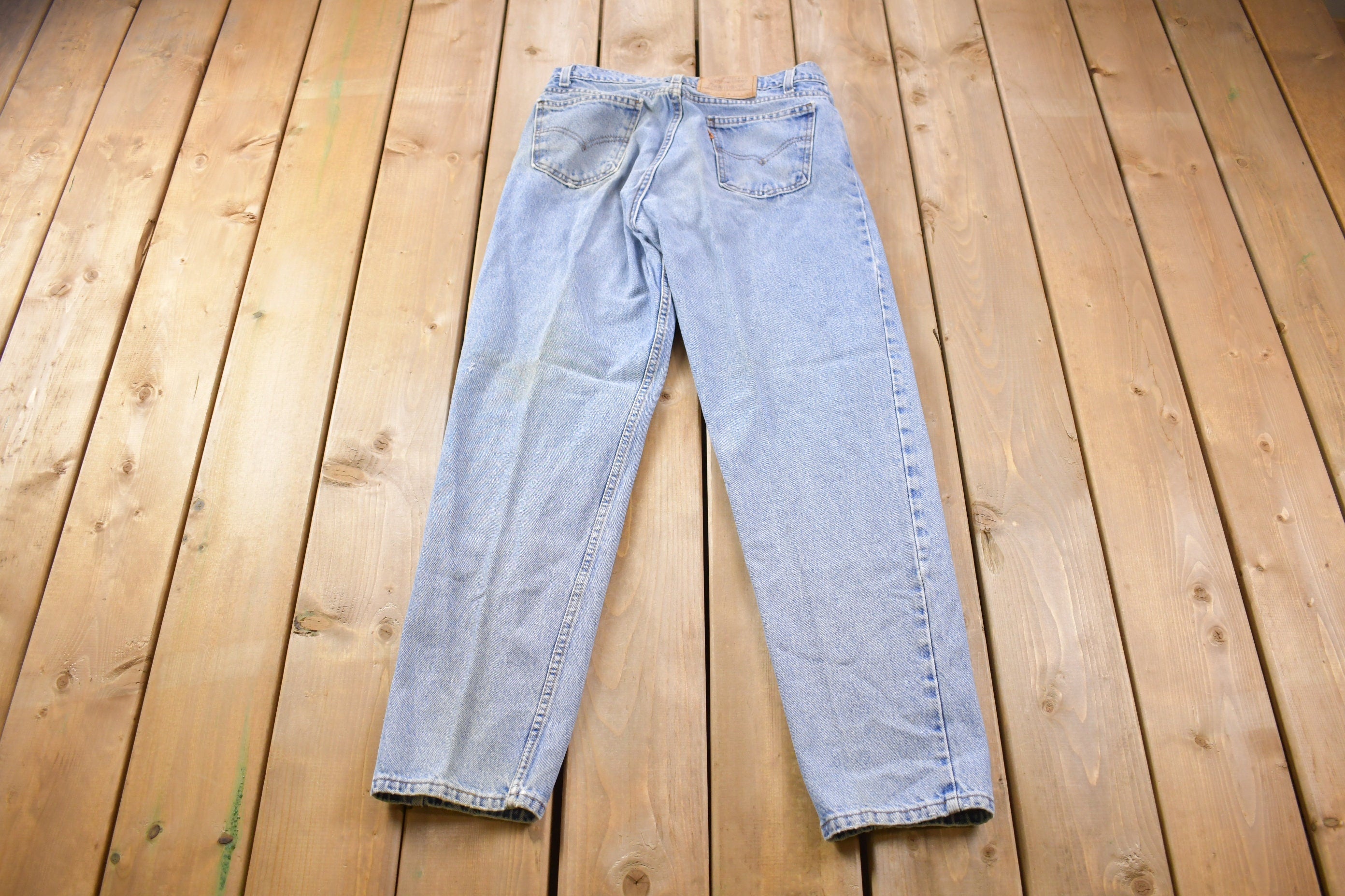 Vintage 1990s Levi's 550 Orange Tab Denim Jeans Size 30 x 30