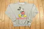 Vintage 1990s Mickey Walt Disney World Sweatshirt / Vintage Sweatshirt / Mickey Mouse / Made in USA / Cartoon / Athleisure / Disneyland