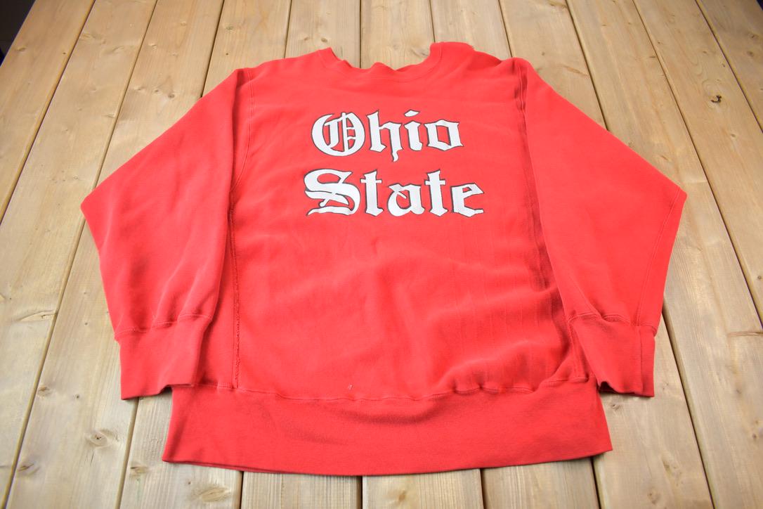 Vintage 1990s Ohio State University Collegiate Crewneck Made In USA