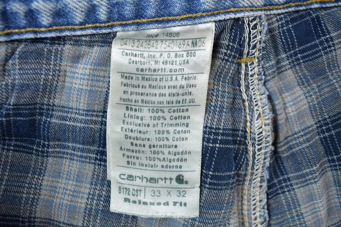 Vintage 2000s Relaxed Fit Blanket-Lined Carhartt Jeans Size 32 x 30