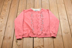 Vintage 1990s Shenanigans Floral Cardigan Sweater