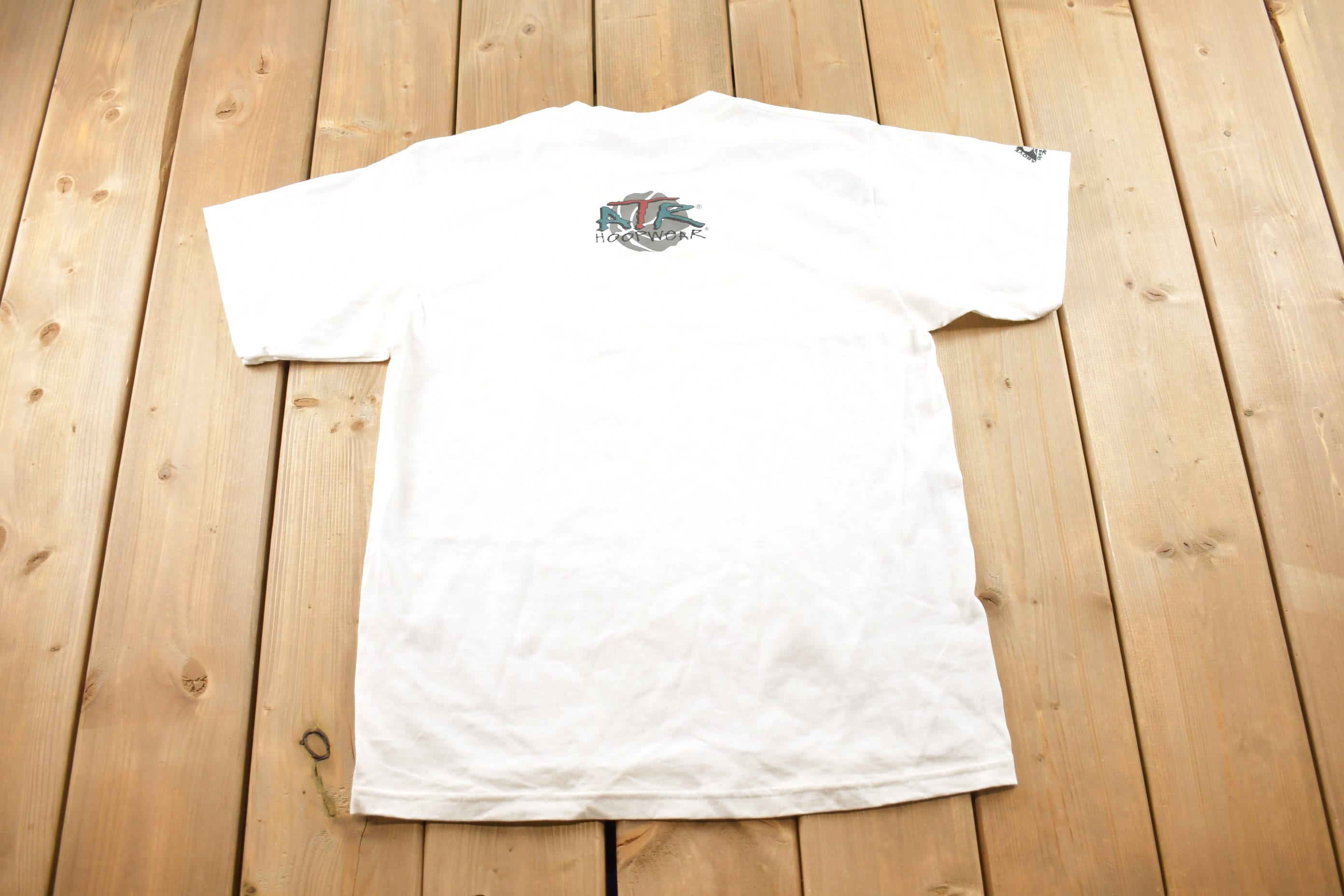 Vintage 1990s Reebok Above The Rim Basketball Graphic T-Shirt