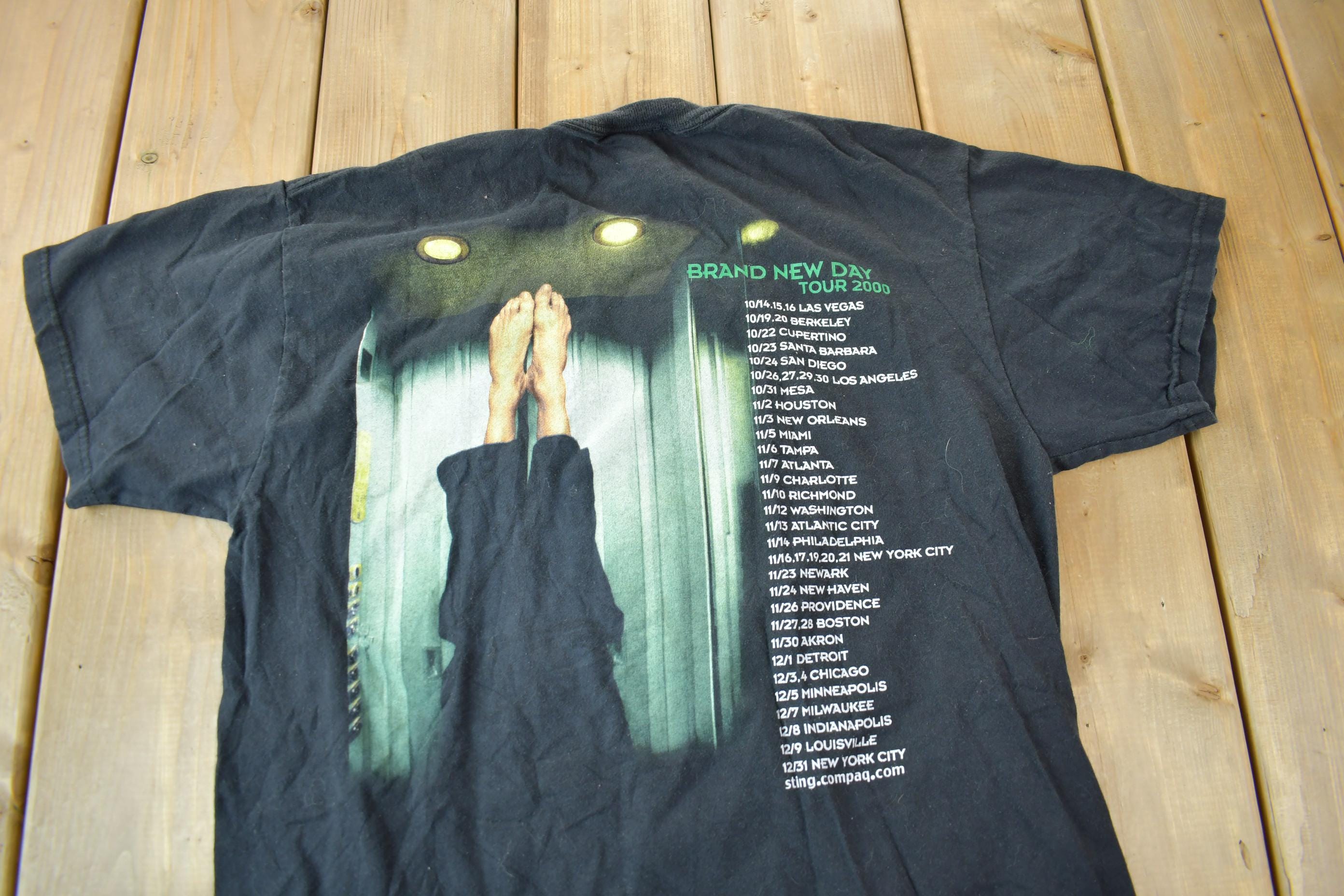 Vintage 2000 Sting Brand New Day Tour T-Shirt