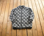 Vintage 1980s Karizma Wool Winterized Zip Up Jacket Size L