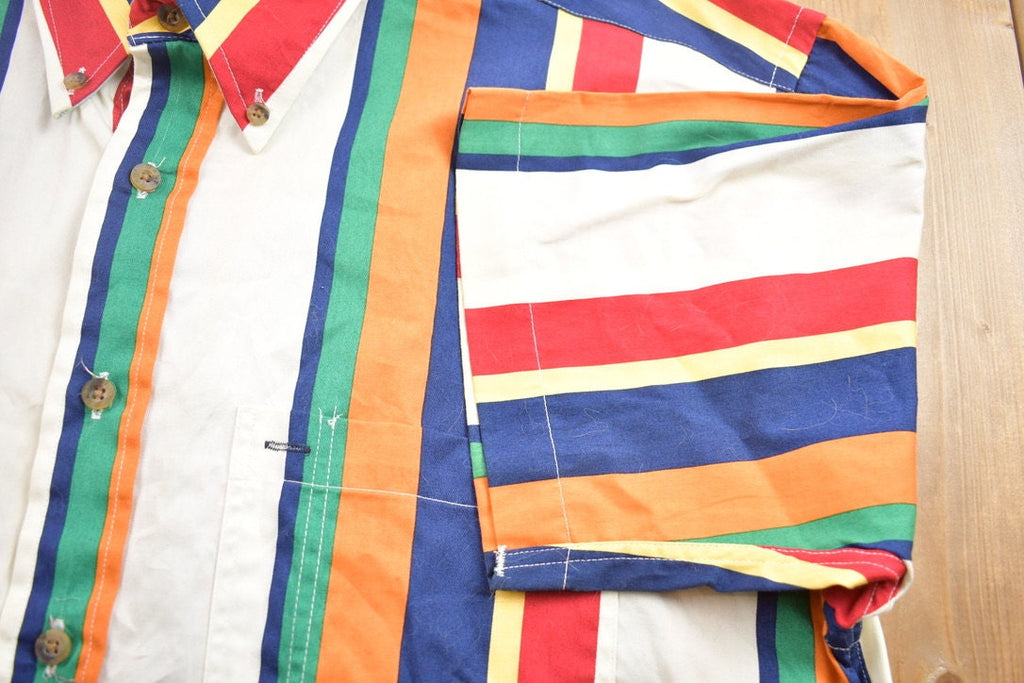 Vintage 1990s Gant USA Striped Button Up Shirt