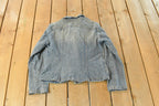 Vintage Y2K Talbots Denim Trucker Jean Jacket Women's Small / Denim Jacket / 2000s Coat / Chic Fashion