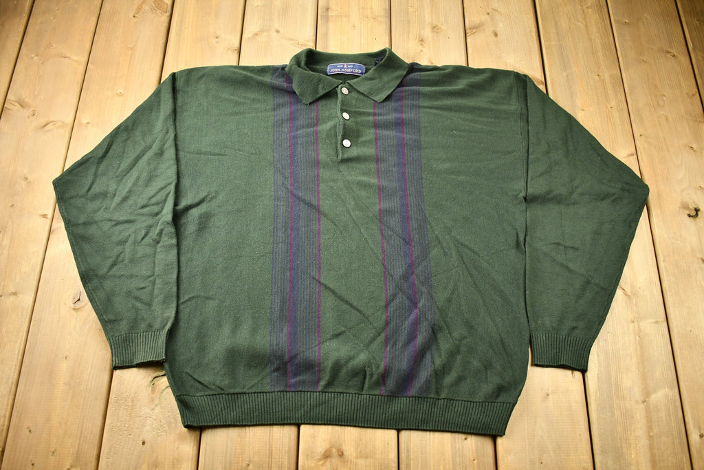 Vintage 1990s Quarter Button Sweatshirt