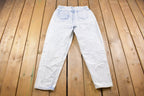 Vintage 1990's Weathered Blues Acid Wash Women's Jeans 30 x 28