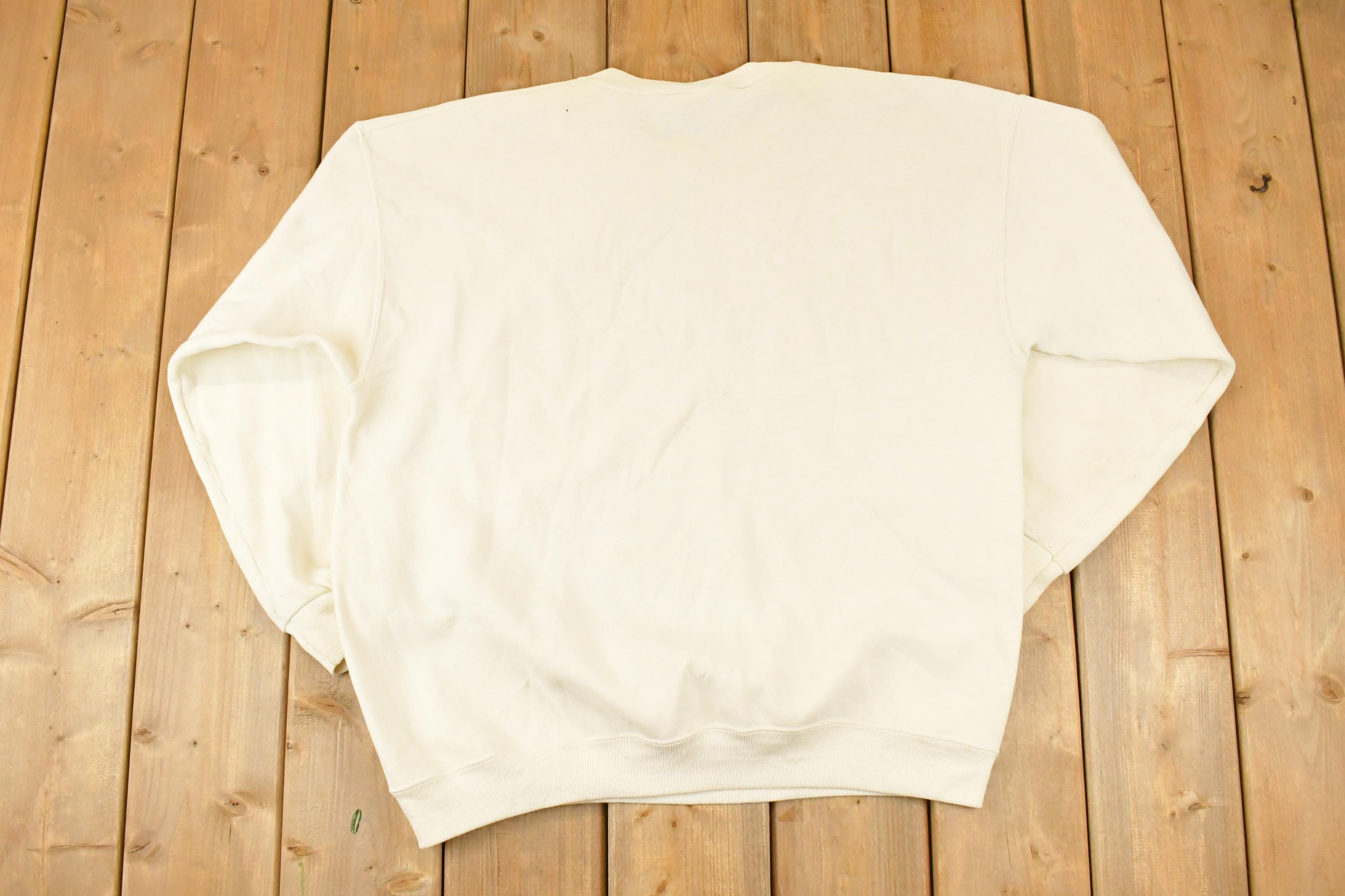 Vintage 1990s Bassett Walker Bald Eagle Graphic Print Crewneck Sweatshirt Mens XL
