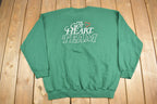 Vintage 1990s I Got Heart Team Graphic Crewneck Sweatshirt