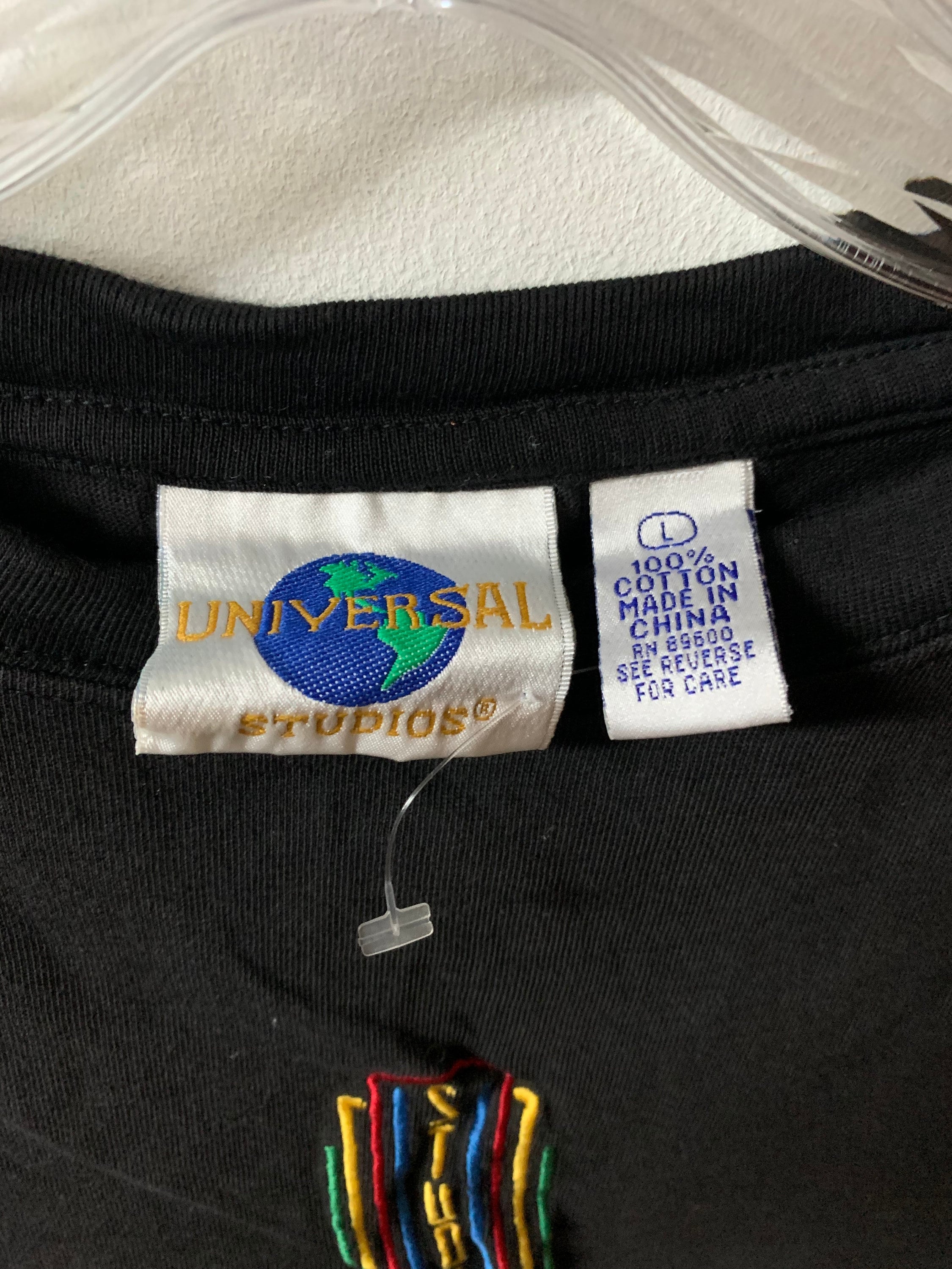 Vintage 1990s Universal Studios Florida T Shirt  Vintage T-Shirt  Embroidered  80s  90s  Souvenir T Shirt