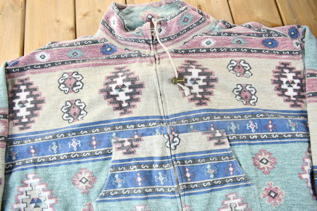 Vintage 1990s Venezia Aztec Full Zip