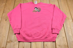 Vintage 1990s Hanes Her Way Bird Graphic Raglan Crewneck