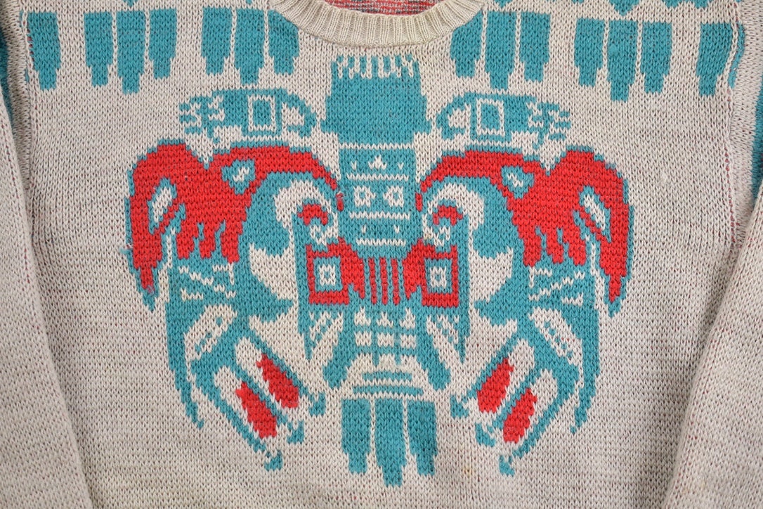 Vintage 1940s Janzen Knitted Crewneck Sweater