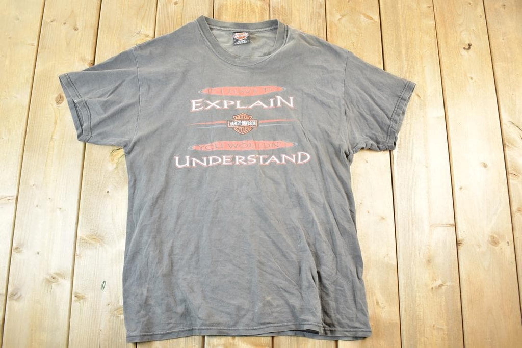 Vintage 1990s Harley Davidson Motorcycles T-Shirt Mens L