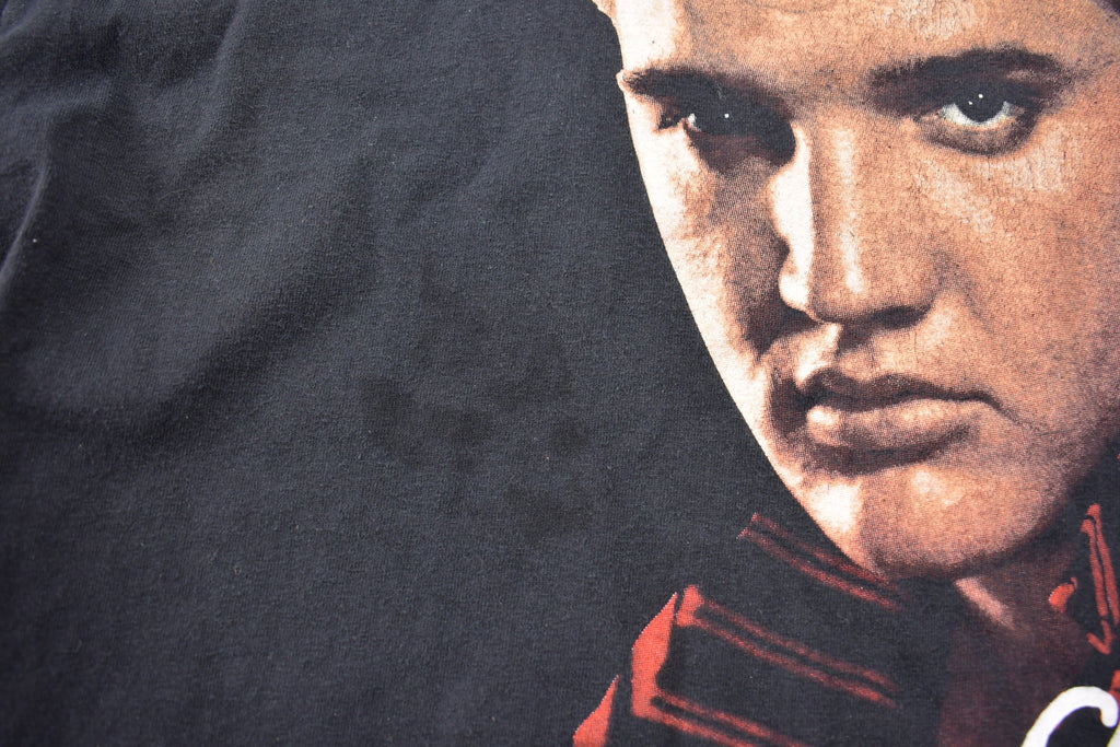 Vintage 1996 Elvis Presley Signature Band T-Shirt Single Stitch