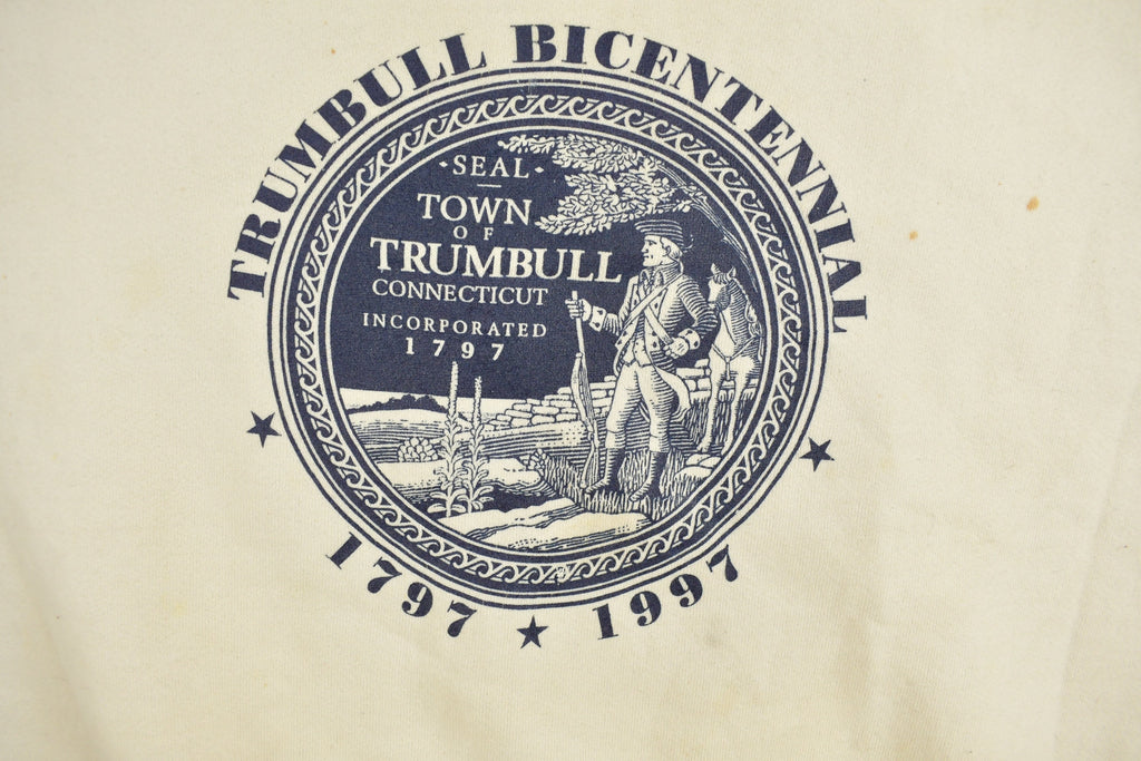 Vintage 1990s Trumbull Connecticut Crewneck Sweatshirt