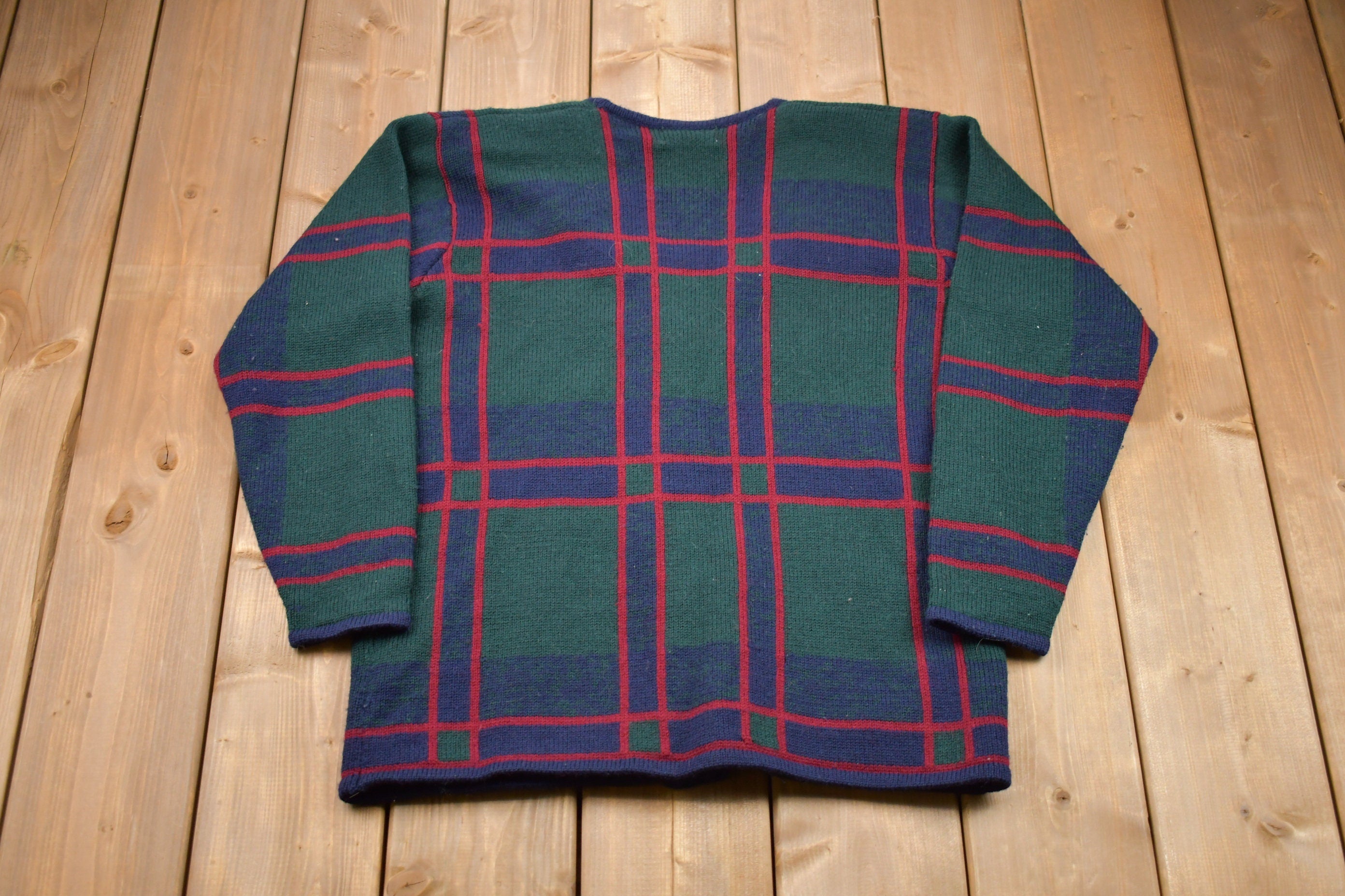 Vintage 1990s Pendleton 100% Wool Knitted Cardigan Women's Large