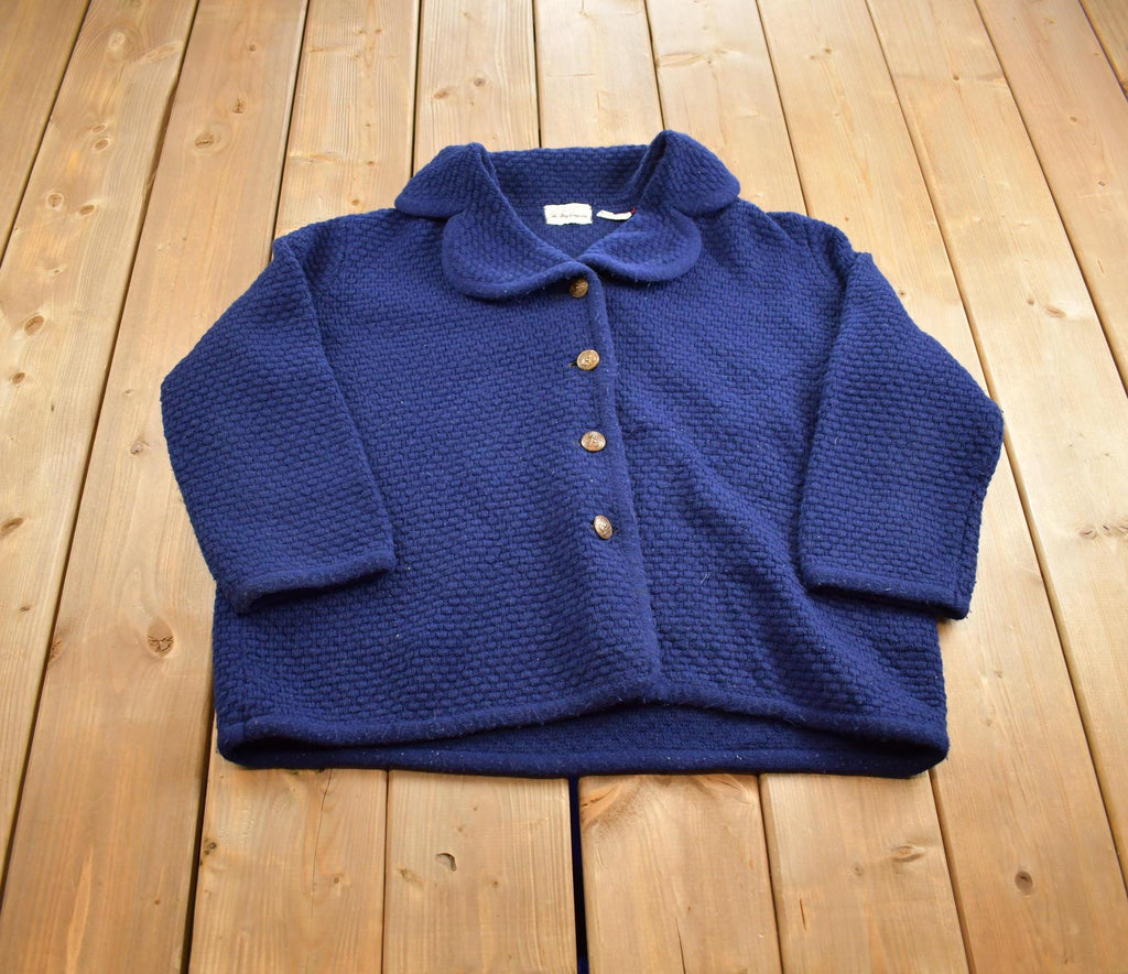 Vintage 1980s The May Company Knit Button Up Cardigan Sweater