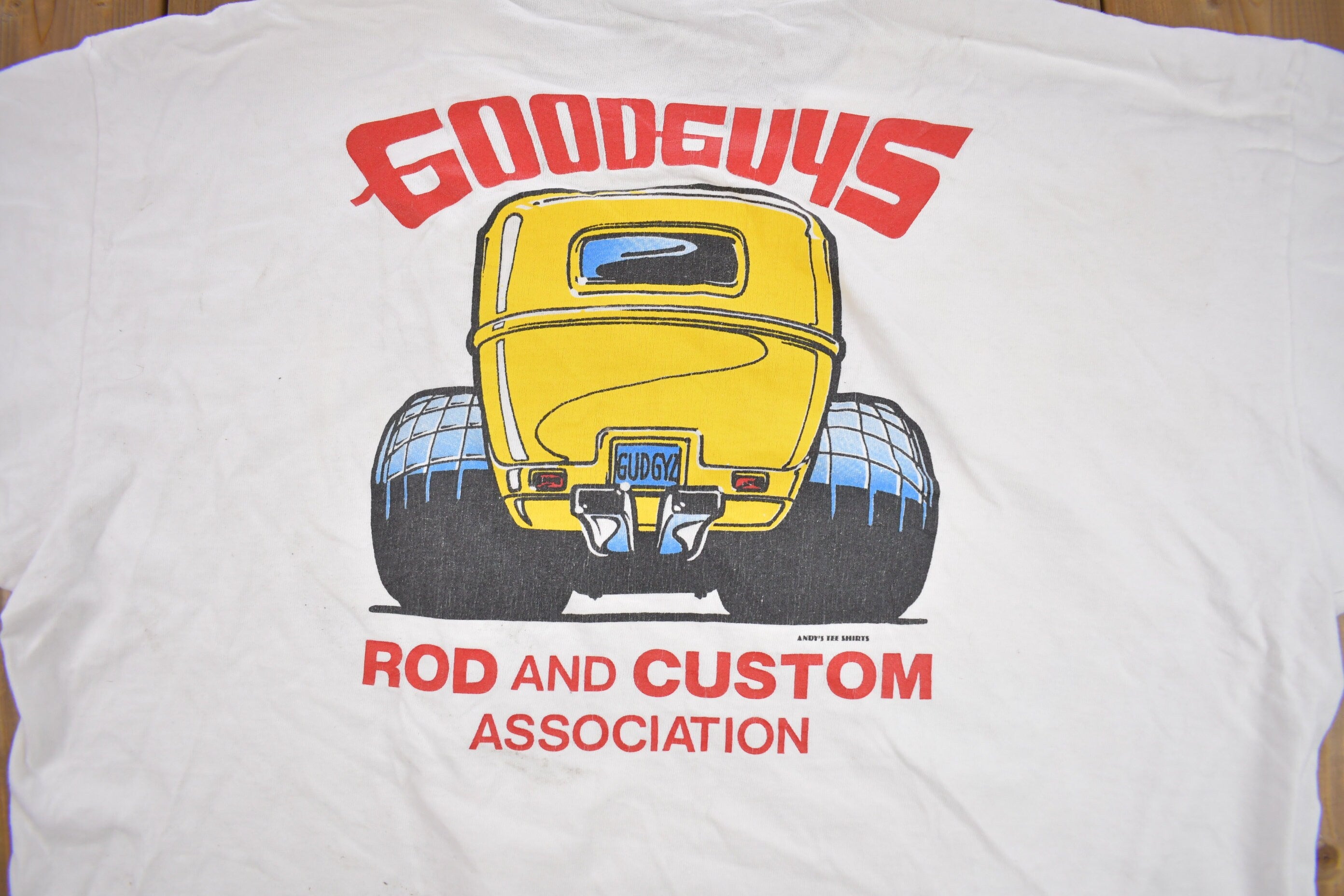Vintage 1990s Good Guys East Coast Hot Rods Graphic T Shirt