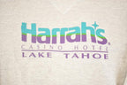 Vintage 1990s Harrah's Casino Hotel Lake Tahoe Souvenir Crewneck Sweatshirt Mens XL  90s Crewneck  Travel Vacation Sweater  Streetwear