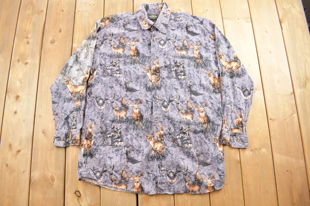 Vintage 1990s RED HEAD Button Up Shirt