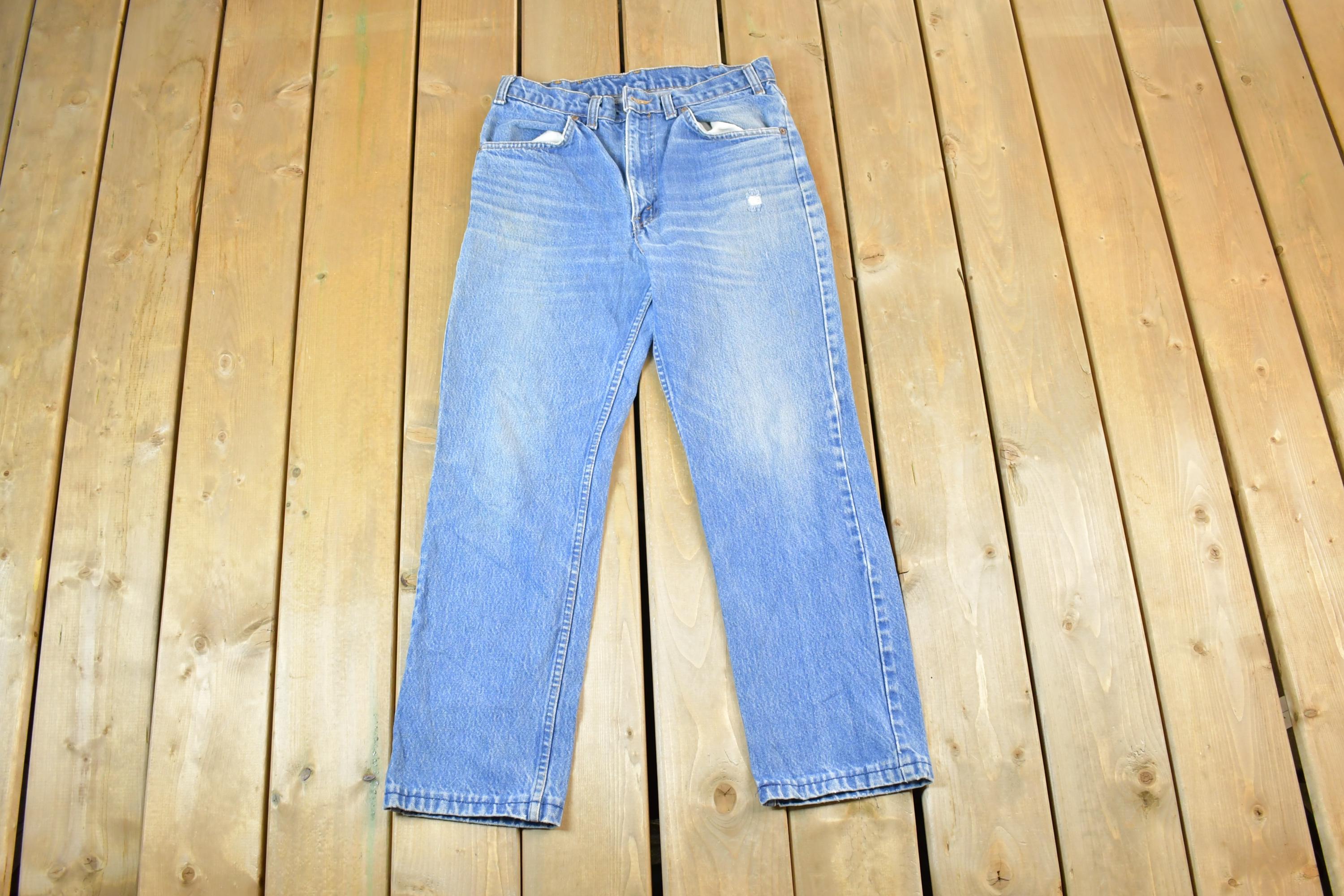 Vintage 1990s Levi Strauss Orange Tab 619 Denim Jeans Size 30 x 27