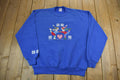 Vintage 1990s Jerzees Holiday Crewneck Sweater Made In USA