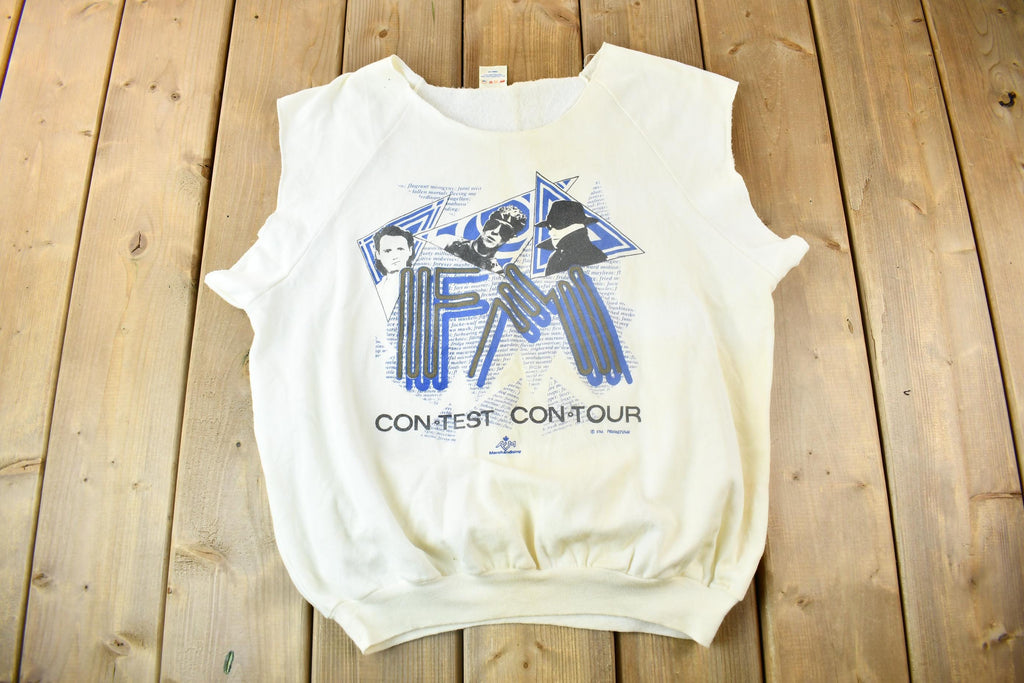 Vintage 1980s Nash The Slash Cameron Hawkins Martin Deller Graphic Crewneck Sweatshirt