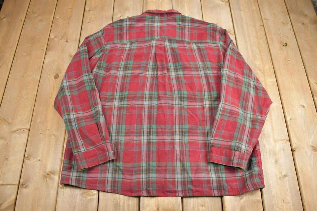 Vintage 1990s John Blair Plaid Button Up Shirt