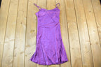 Vintage Y2K Vigos Purple Mini Dress